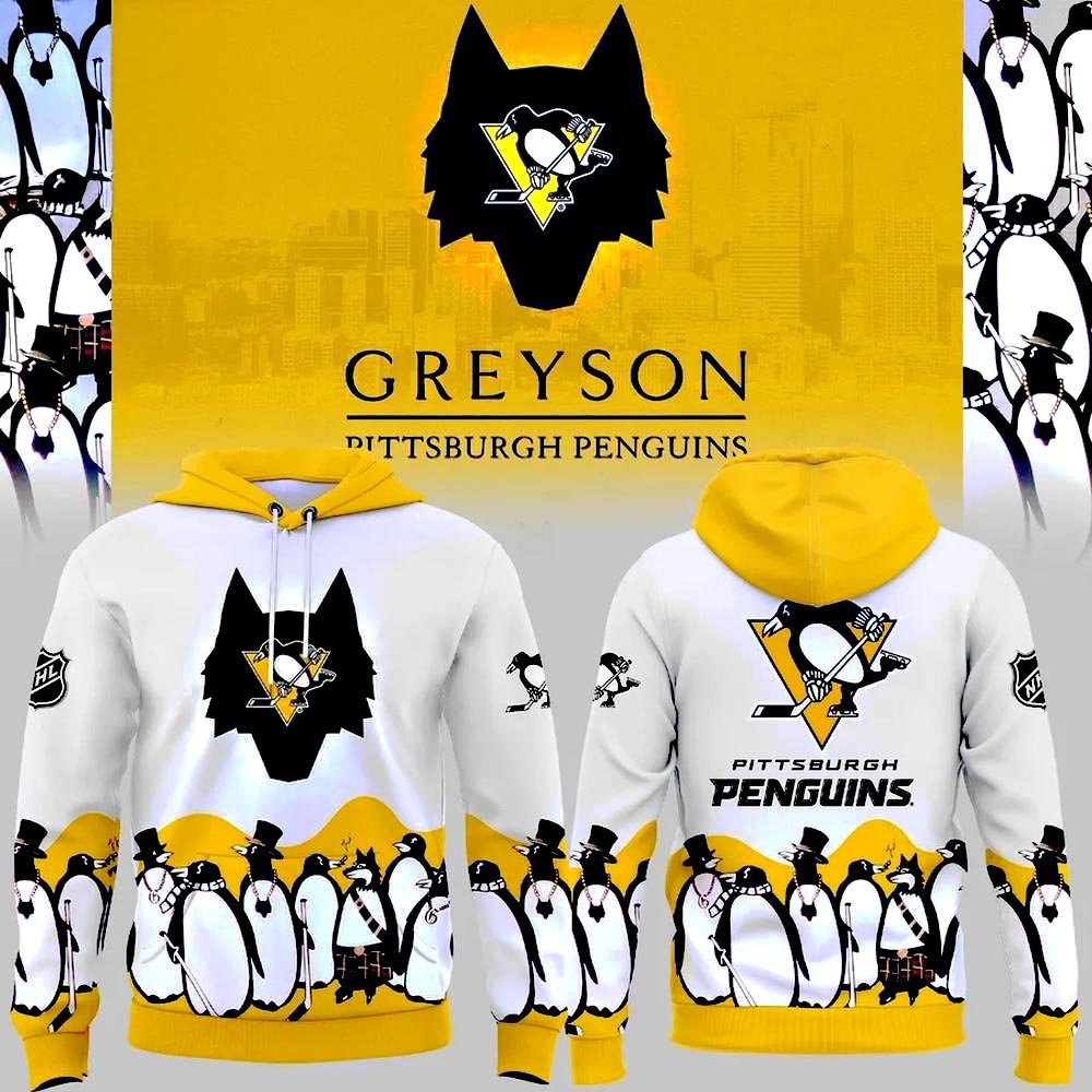 Pittsburgh Penguins x Greyson Limited Edition Hoodie Unique Gifts For Hockey Fans