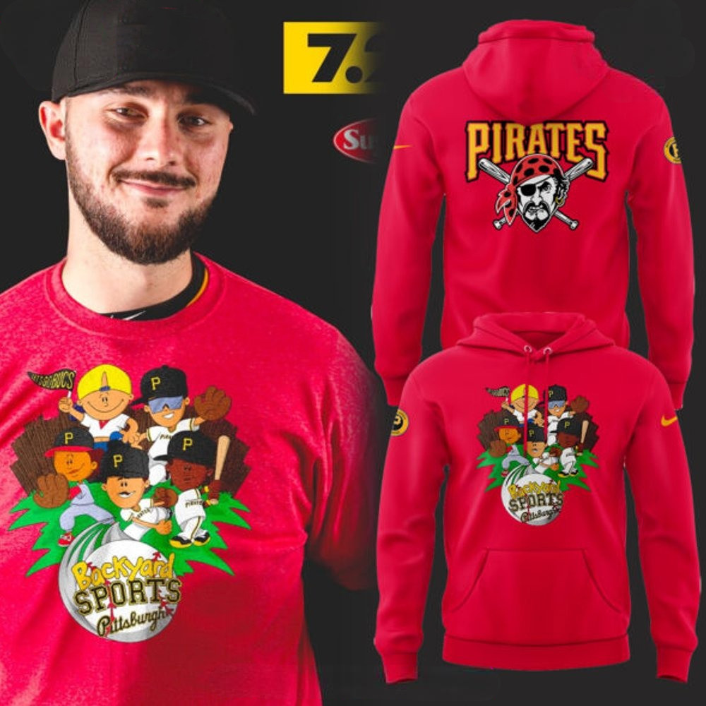 Pittsburgh Pirates Backyard Sports Red Hoodie Unique Gifts For Baseball Fans