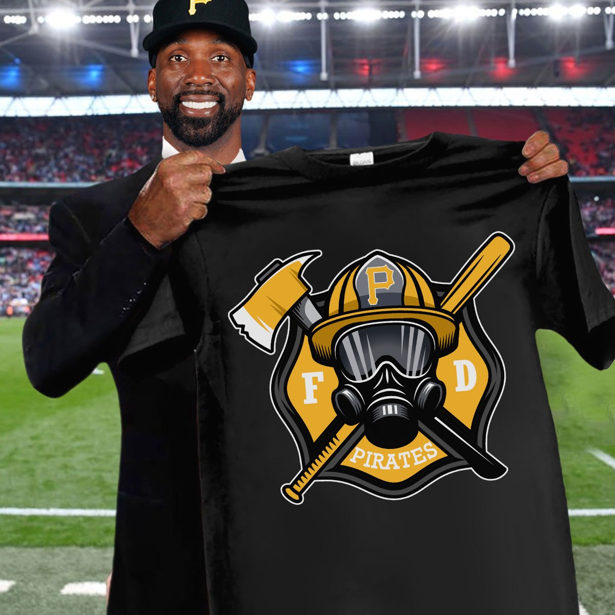 Pittsburgh Pirates Firefighters Fire Dept Shirt Honor Fireman Gifts For Baseball Lovers Fans