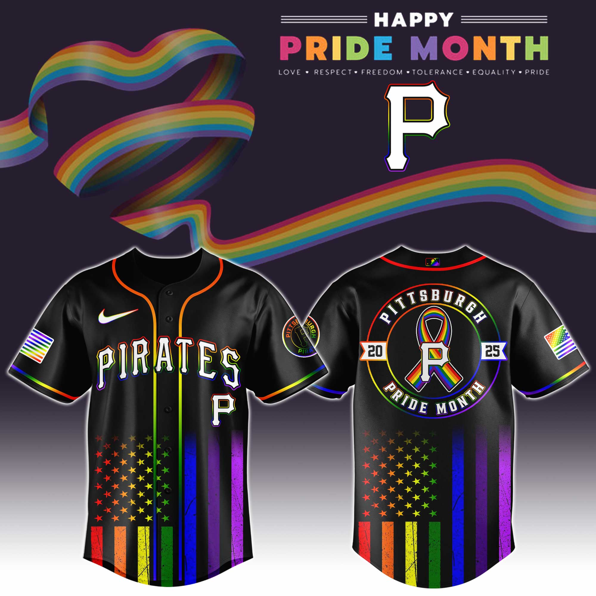 Pittsburgh Pirates Special Pride Month Jersey Gift For Baseball Lovers
