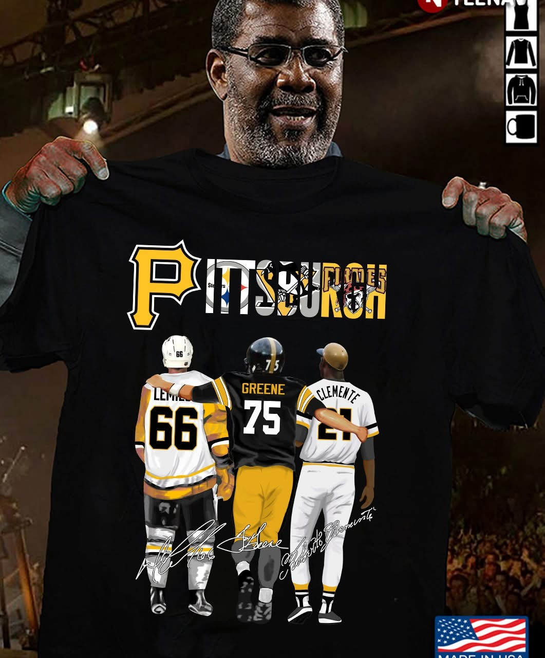 Pittsburgh Pirates Steelers Penguins T-Shirt Best Gifts For Baseball Fans