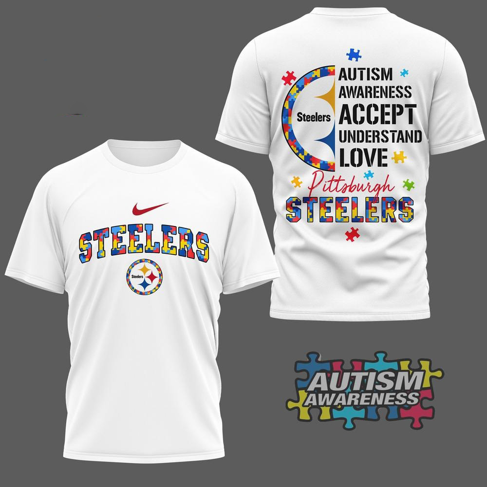 Pittsburgh Steelers Autism Awareness Limited Edition T-Shirt Unique Gifts For Football Lovers