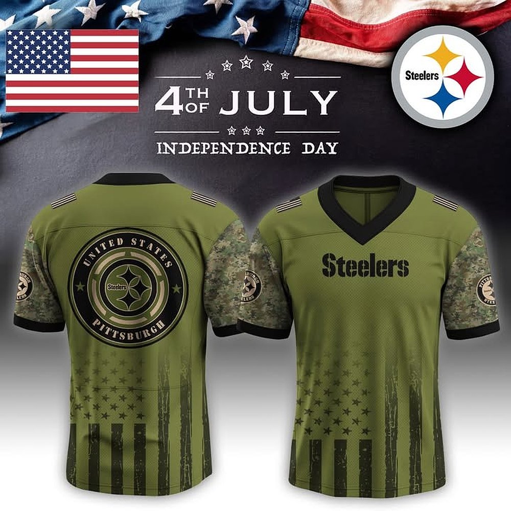 Pittsburgh Steelers Independence Day 2025 Jersey Celebration Edition Gift For Football Fans