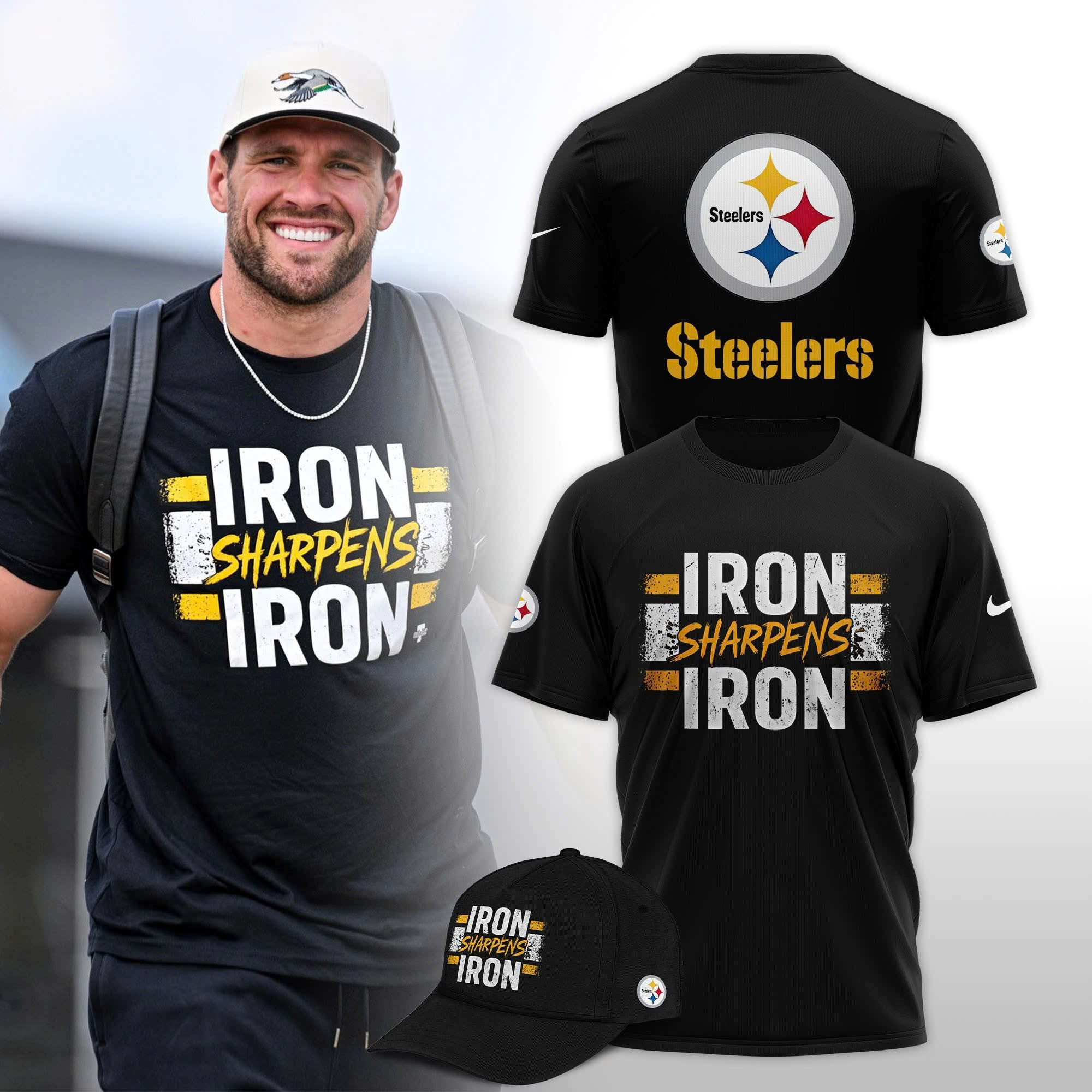 Pittsburgh Steelers Iron Sharpens Iron Limited T-Shirt Gift For Fans