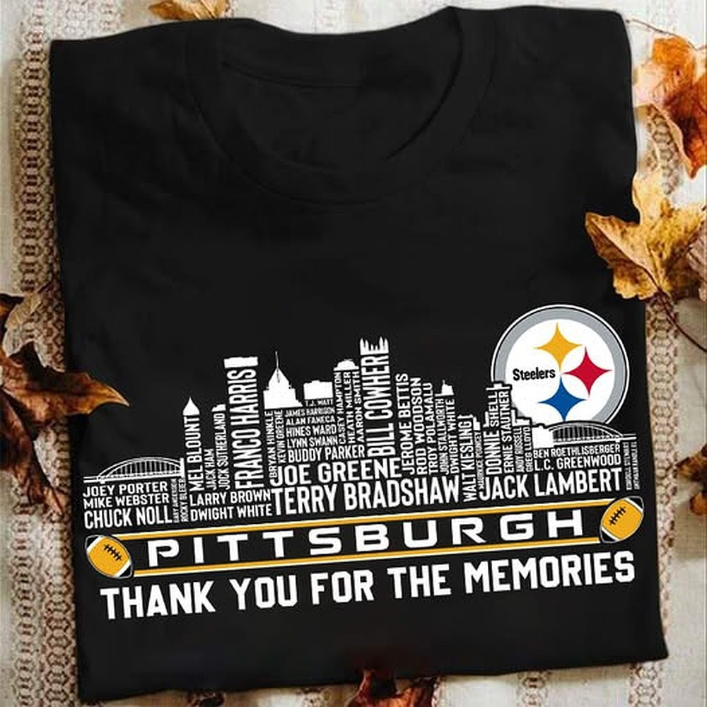 Pittsburgh Steelers Legend Name Thank You For The Memories T-Shirt