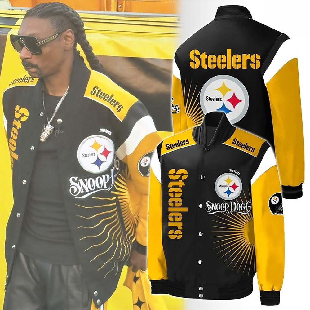 Pittsburgh Steelers Snoop Dogg Bomber Jacket Best Gifts For Football Fans