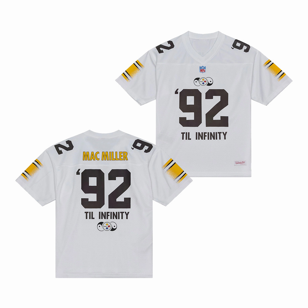 Pittsburgh Steelers x Mac 92 Til Infinity Football Jersey Football Merch Game Day Gift For Fans