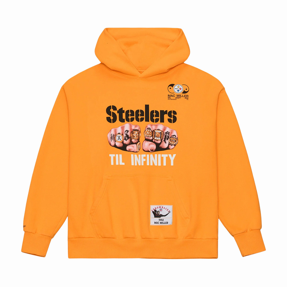 Pittsburgh Steelers x Mac Steelers Til Infinity Hoodie Football Apparel Game Day Gear For Dad