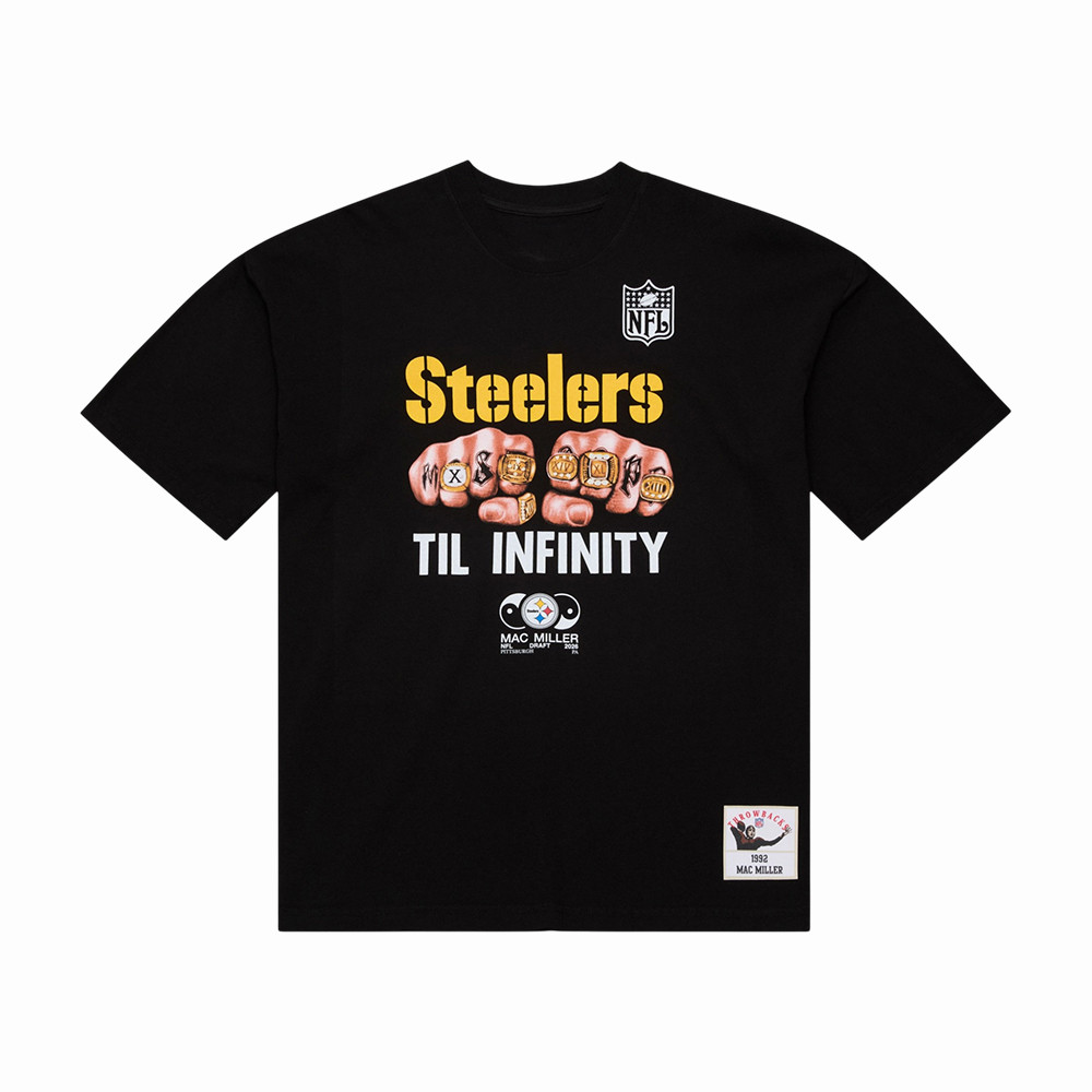 Pittsburgh Steelers x Mac Til Infinity T-Shirt Pittsburgh Steelers Merch Football Lover Gift For Him