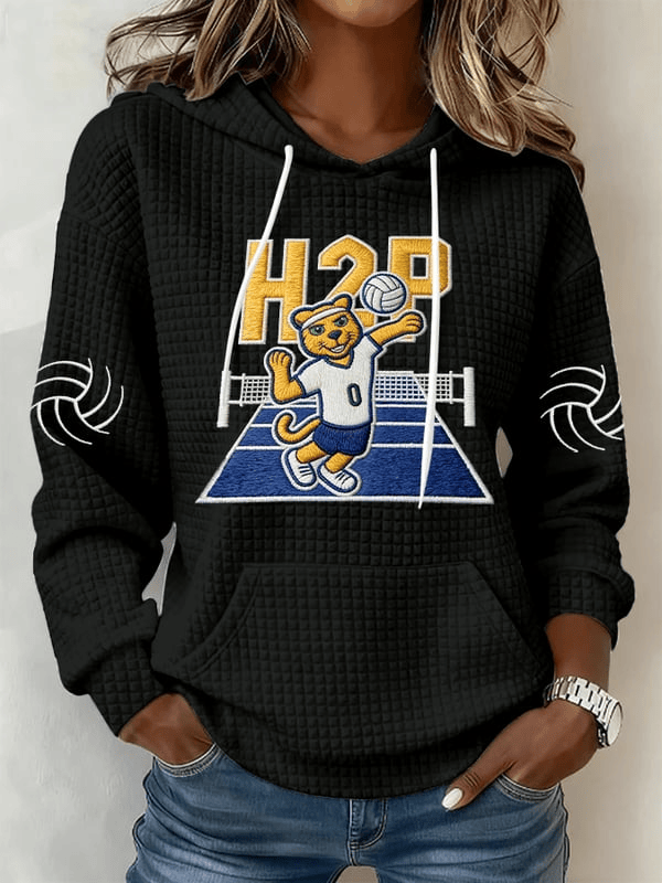 Pittsburgh Women's Volleyball Hoodie Pitt Volleyball Team Game Day Hoodie Pride Pittsburgh Merch
