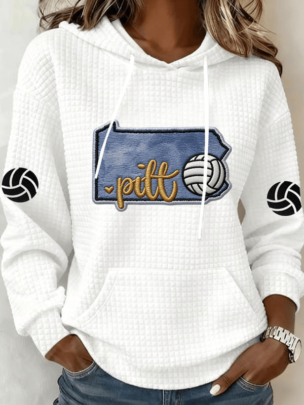 Pittsburgh Women's Volleyball Hoodie Pitt Volleyball Team Hoodie Game Day Clothing Gifts