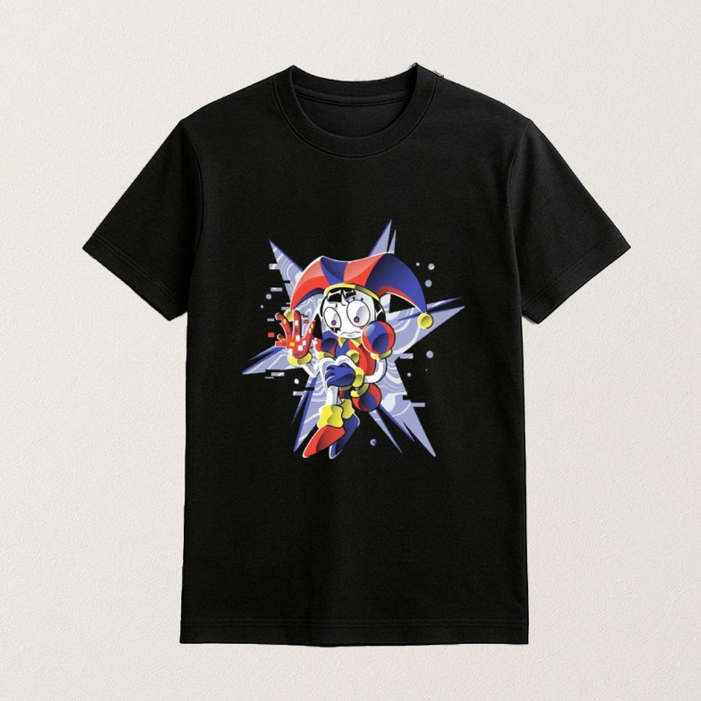 Pixel Jester Retro Glitch Art Shirt Vintage Arcade Aesthetic T-Shirt Gifts For Gamers