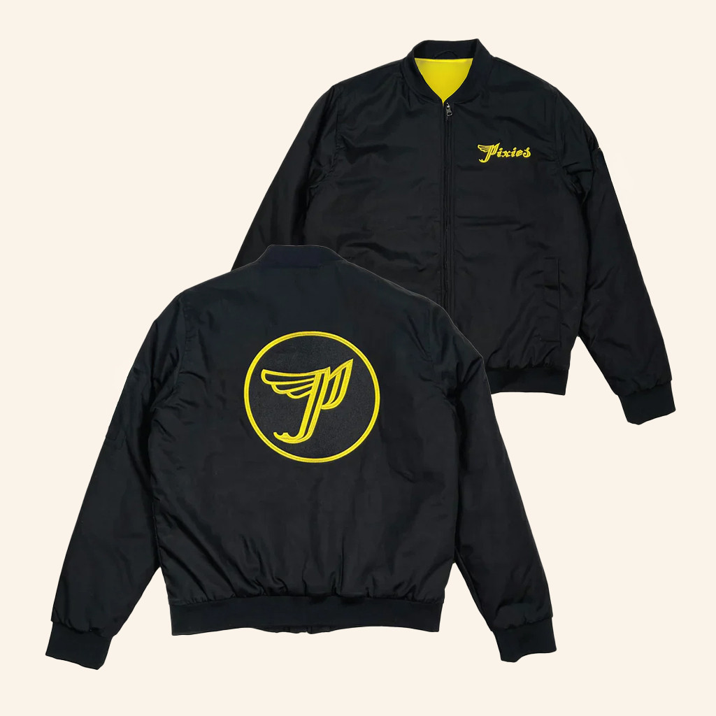 Pixies Merch Pixies Circle P Bomber Jacket Best Gifts For Rock Fans