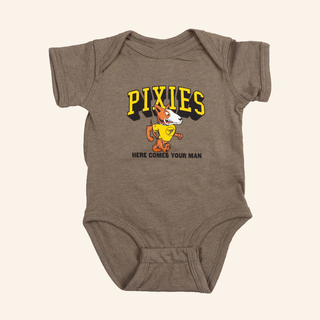Pixies Merch Pixies Terrier Mascot Onesie Christmas Gift Ideas For New Dad