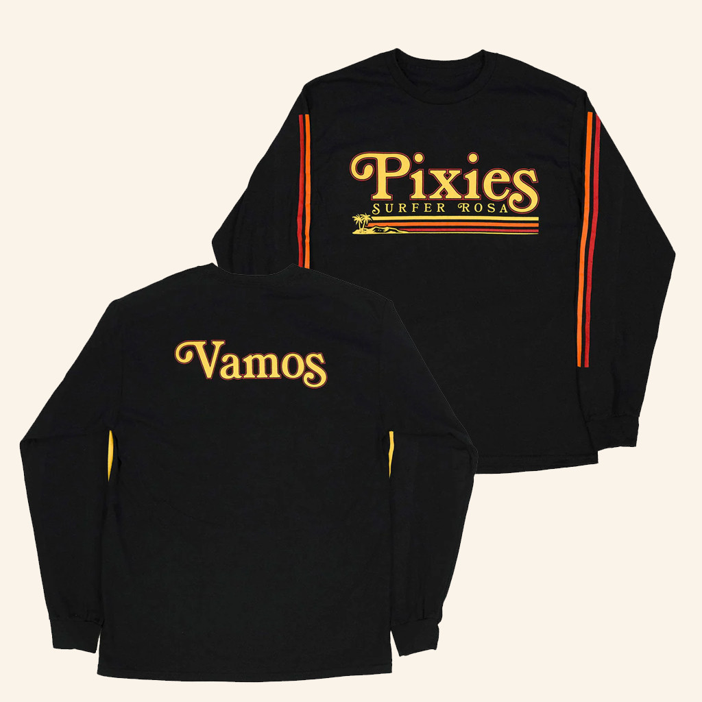 Pixies Merch Pixies Vamos Long Sleeve T-Shirt Christmas Gift Ideas For Rock Band Fans