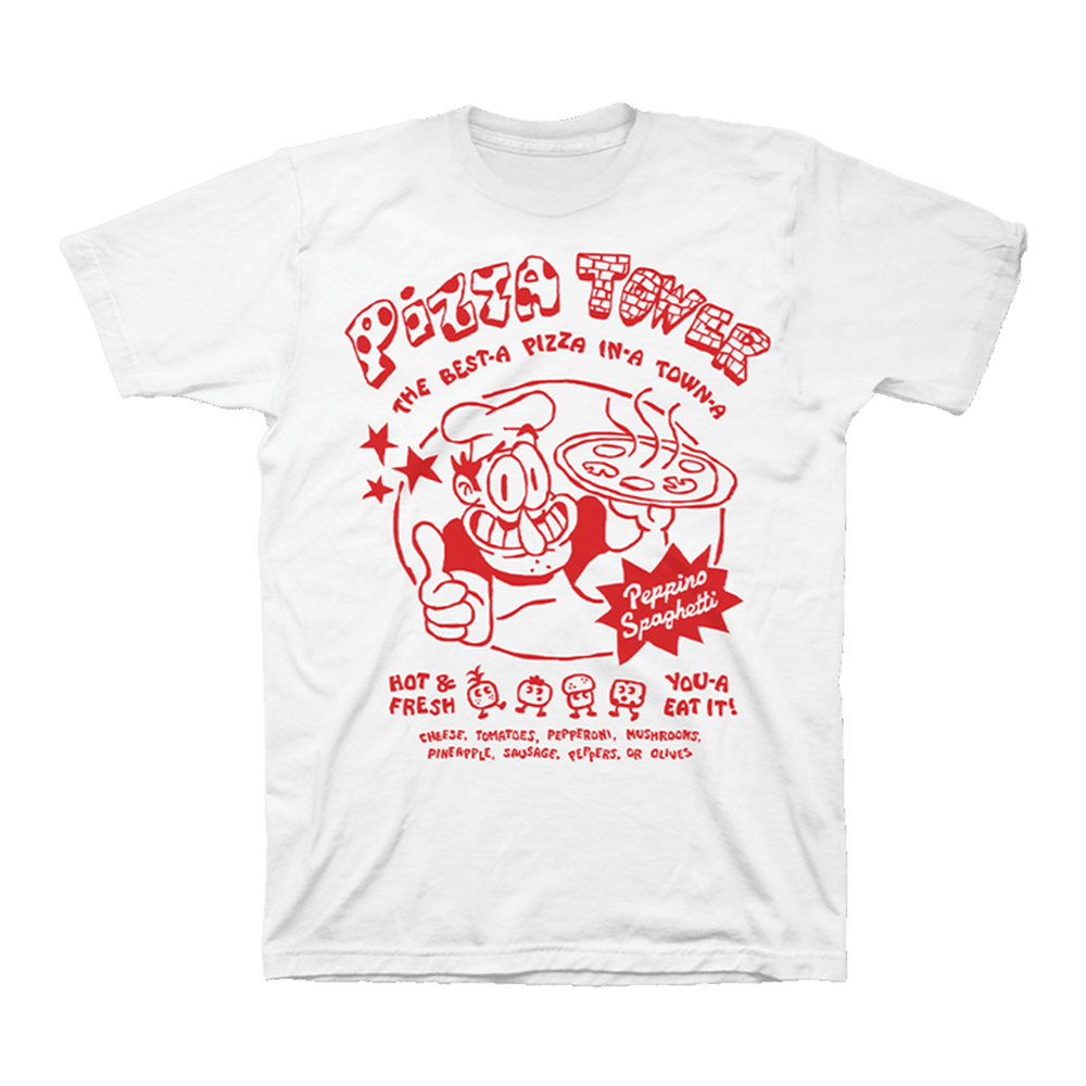 Pizza Tower Shirt Funny Cartoon Game Tee Pizza Tower Merch Gifts For Friends Who Love Gaming Pizza Tower Shirt Funny Cartoon Game Tee Pizza Tower Merch Gifts For Friends Who Love Gaming