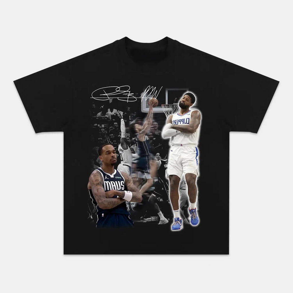 PJ And Paul George Vintage Graphic T-Shirt Gift Ideas For Basketball Lovers