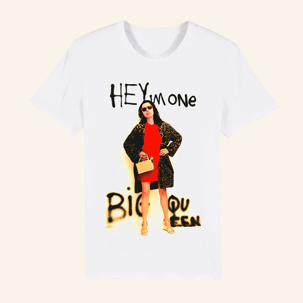 PJ Harvey Merch 50FT Queenie White T-Shirt Best Gifts For Music Lovers PJ Harvey Merch 50FT Queenie White T-Shirt Best Gifts For Music Lovers