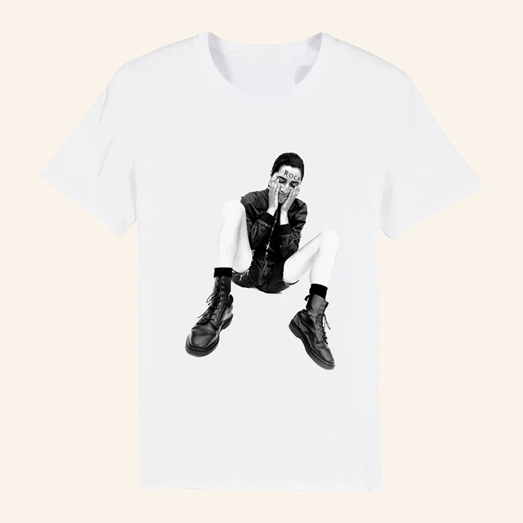 PJ Harvey Merch Rock N Roll White T-Shirt Xmas Presents For Music Lovers