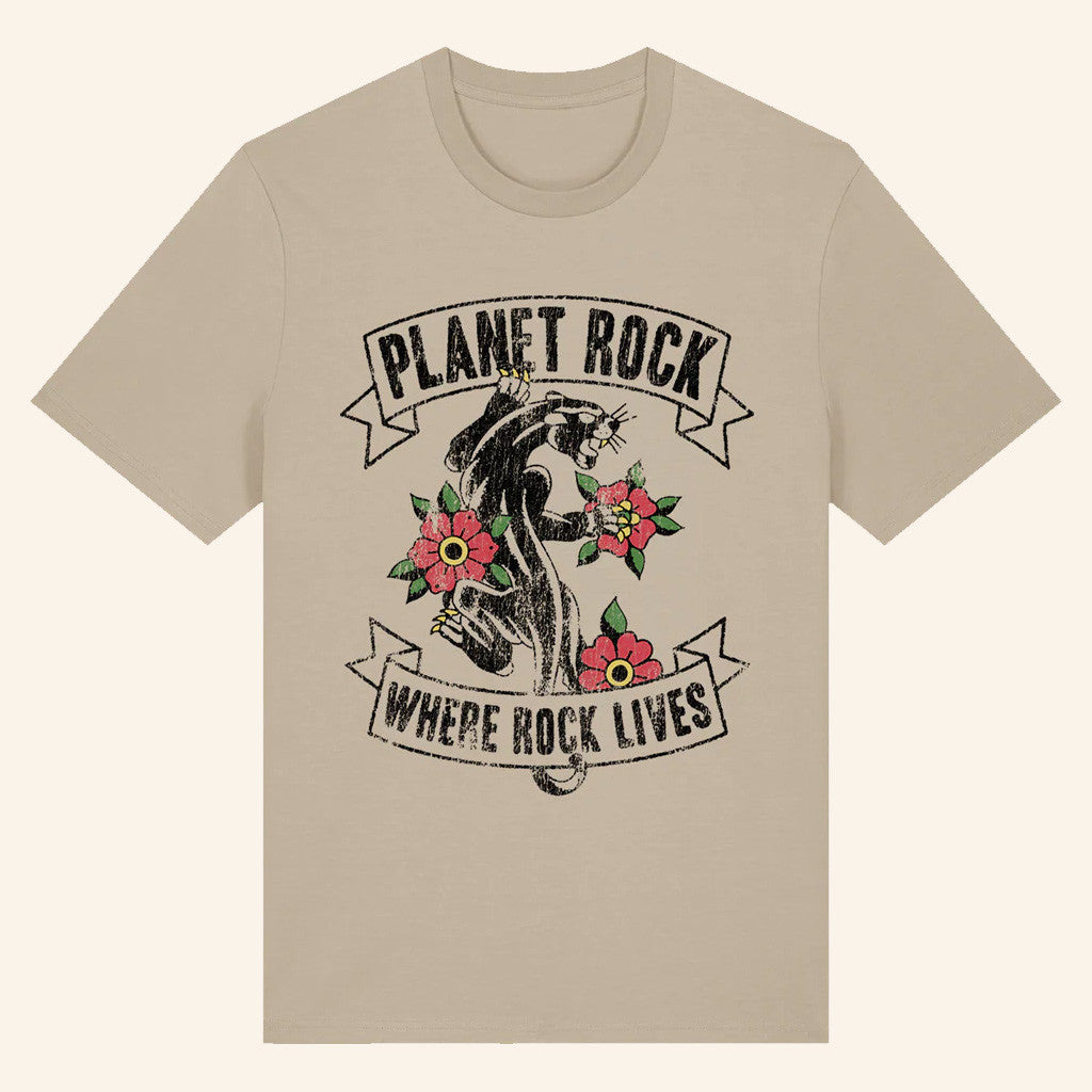 Planet Rock Merch Panther T-Shirt Gifts For Fans