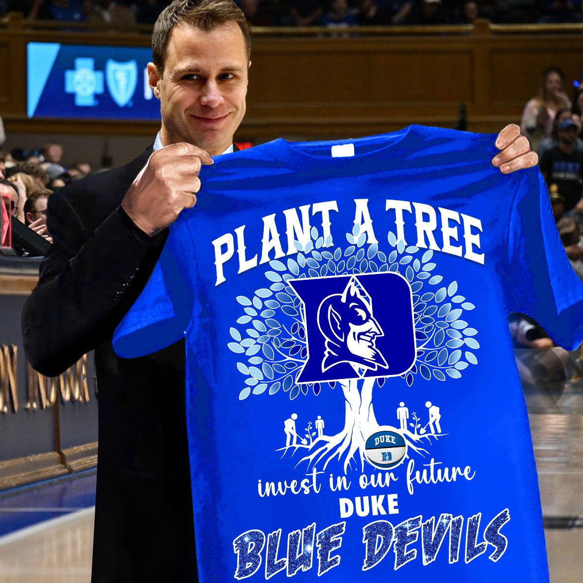 Plant A Tree Invest In Our Future Shirt Men's Basketball Team Duke Blue Devils Fans Merch