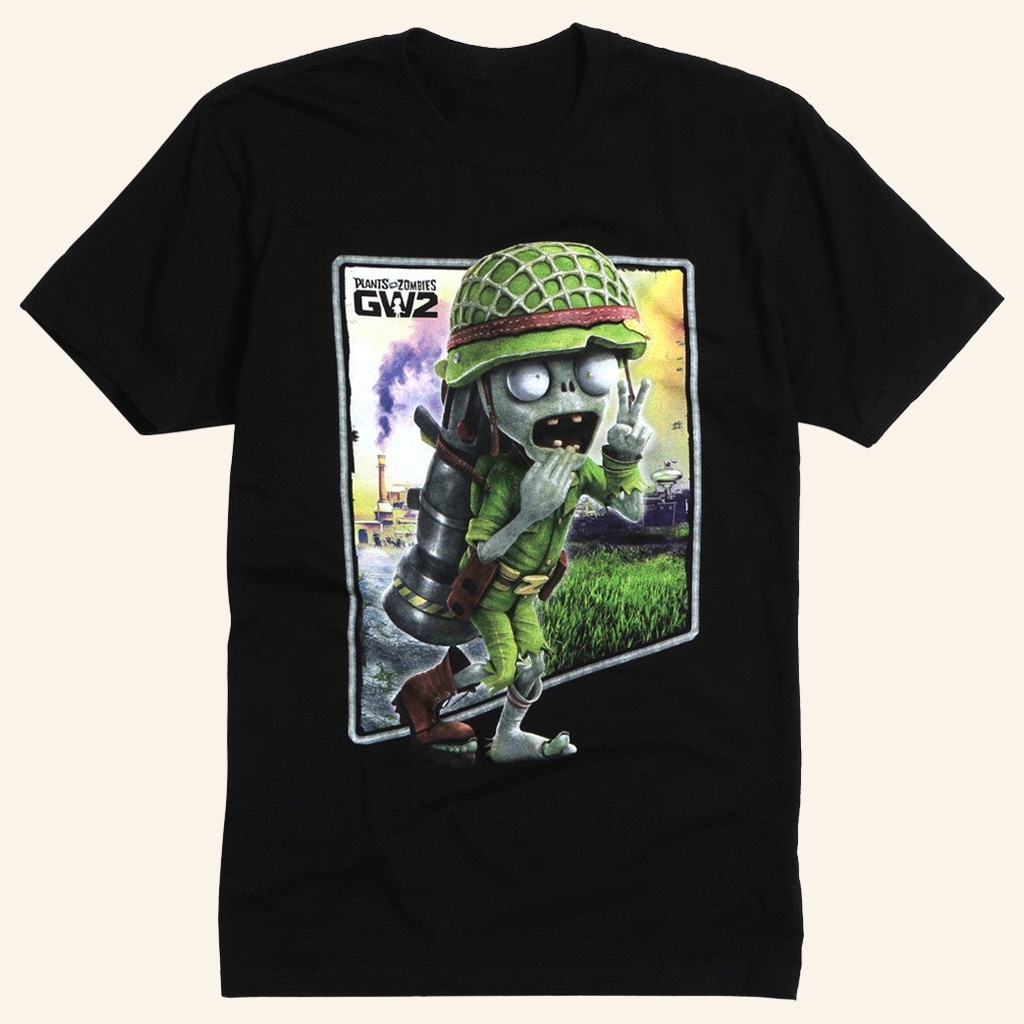 Plants Vs Zombies Merch Garden Warfare 2 Foot Soldier T-Shirt Gift Ideas For Game Lovers Plants Vs Zombies Merch Garden Warfare 2 Foot Soldier T-Shirt Gift Ideas For Game Lovers