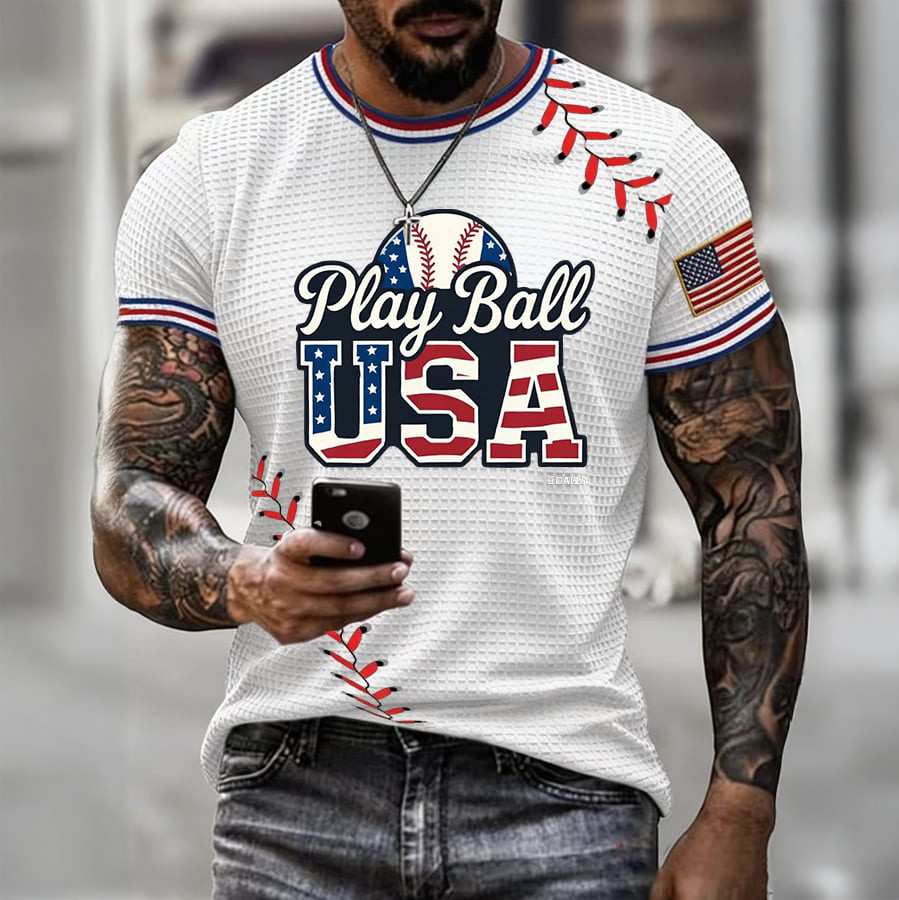 Play Ball USA World Baseball Classic T-Shirt Baseball Clothes Gift For Him