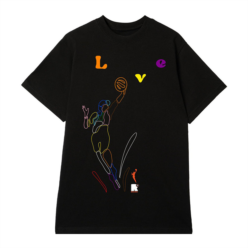 Playa Society 2025 WNBA Pride T-Shirt LGBTQ Culture Gift For Her