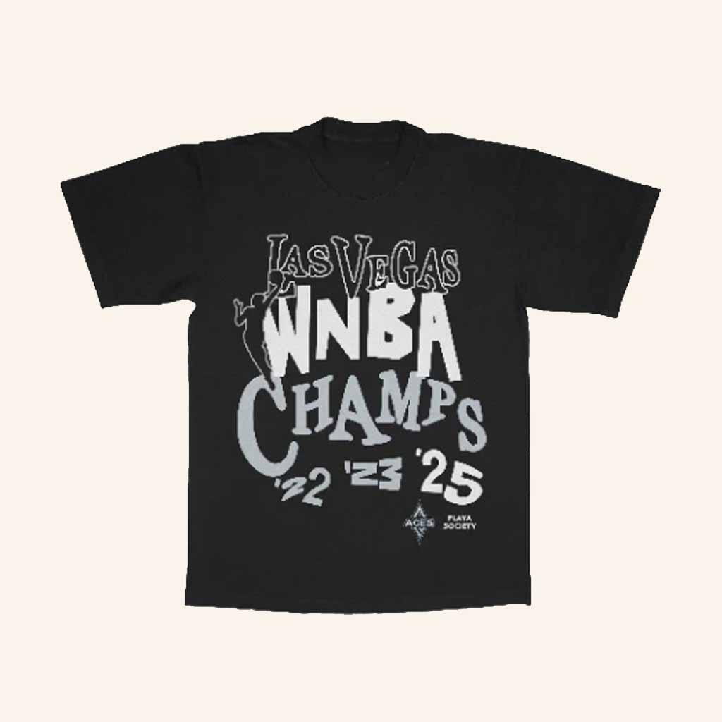 Playa Society Merch Las Vegas WNBA Champs T-Shirt Basketball Fan Gift Ideas Playa Society Merch Las Vegas WNBA Champs T-Shirt Basketball Fan Gift Ideas