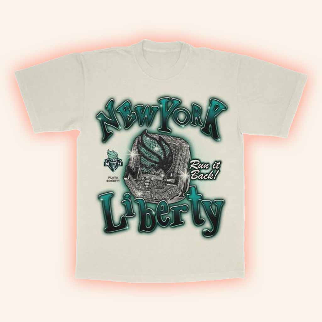 Playa Society Merch Playa Society New York Liberty Championship Ring T-Shirt Fans Gifts Playa Society Merch Playa Society New York Liberty Championship Ring T-Shirt Fans Gifts