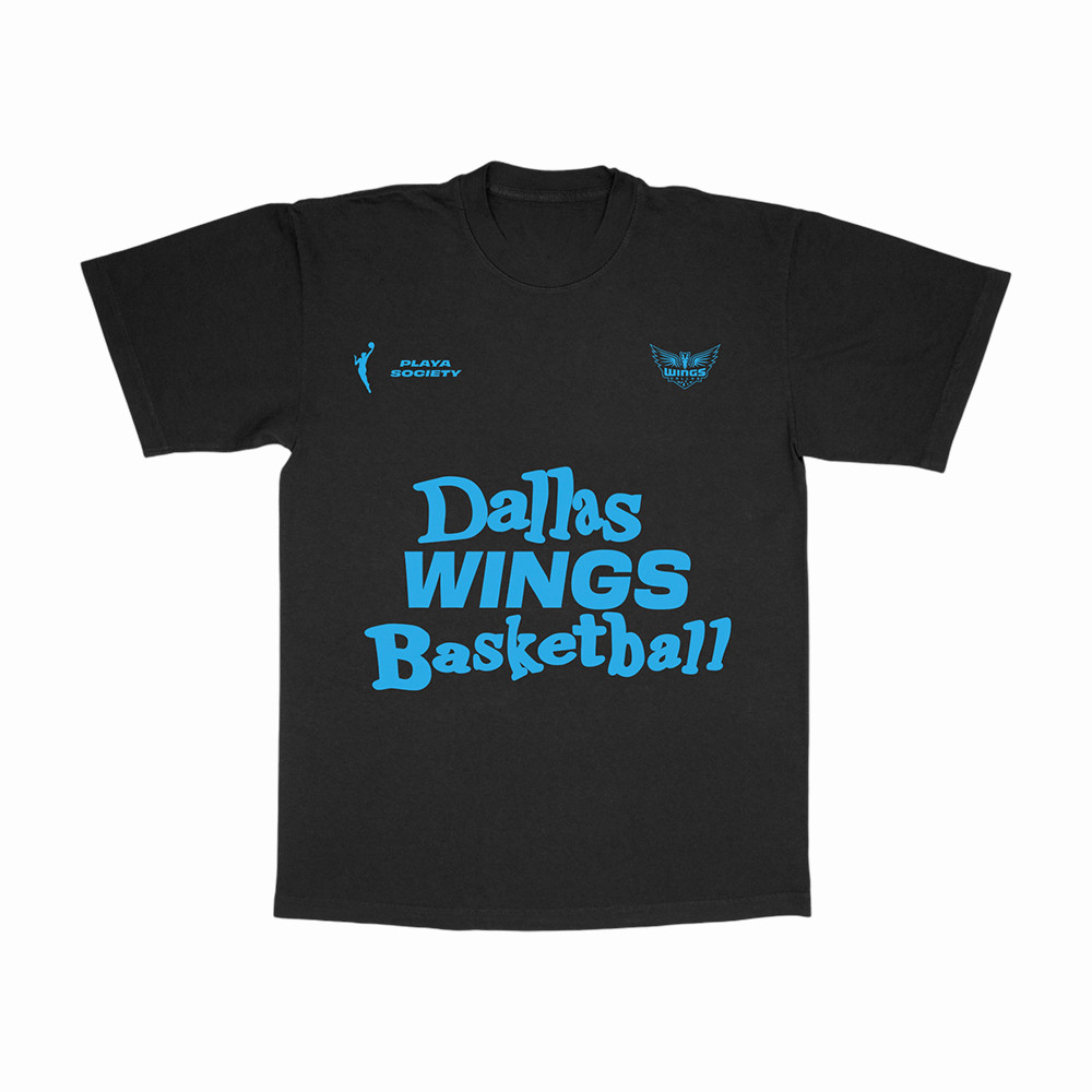 Playa Society x Dallas Wings T-Shirt 2026 WNBA Season Opener Shirt Basketball Player Gift