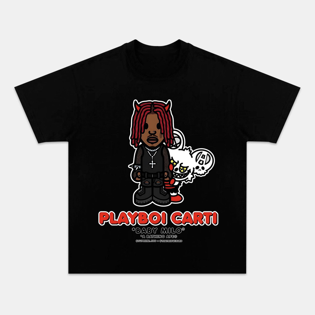 Playboi Carti 11 7 Graphic T-Shirt Black Fan Merch Christmas Gifts For Rappers(1)