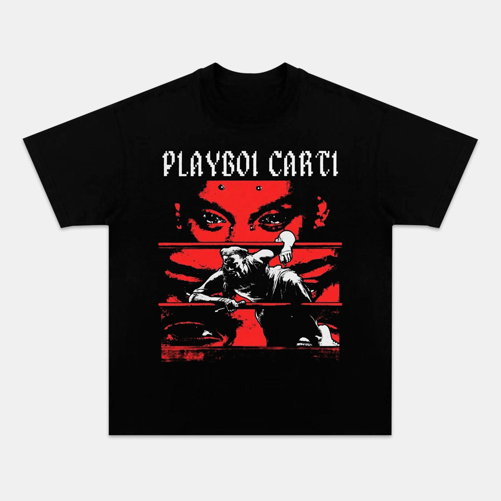 Playboi Carti 11 7 Graphic T-Shirt Black Fan Merch Christmas Gifts For Rappers Playboi Carti 11 7 Graphic T-Shirt Black Fan Merch Christmas Gifts For Rappers