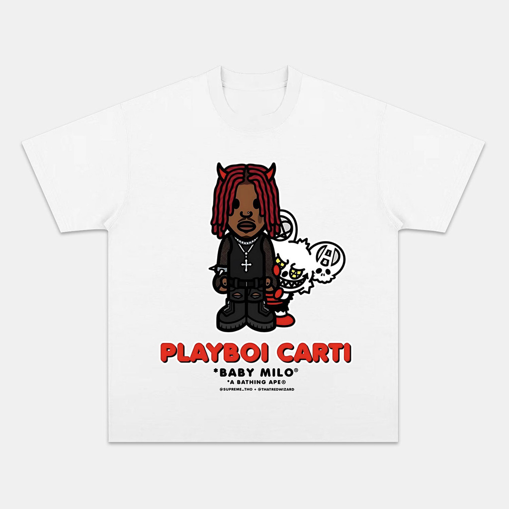 Playboi Carti 11 7 Graphic T-Shirt White Fan Merch Christmas Gifts For Rapper Fan Playboi Carti 11 7 Graphic T-Shirt White Fan Merch Christmas Gifts For Rapper Fan