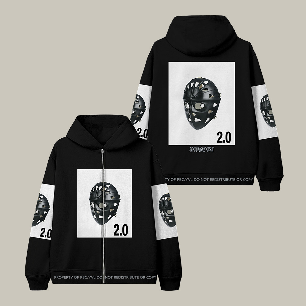Playboi Carti Antagonist 2.0 Hockey Zip Hoodie Music Apparel Playboi Carti Fan Gift