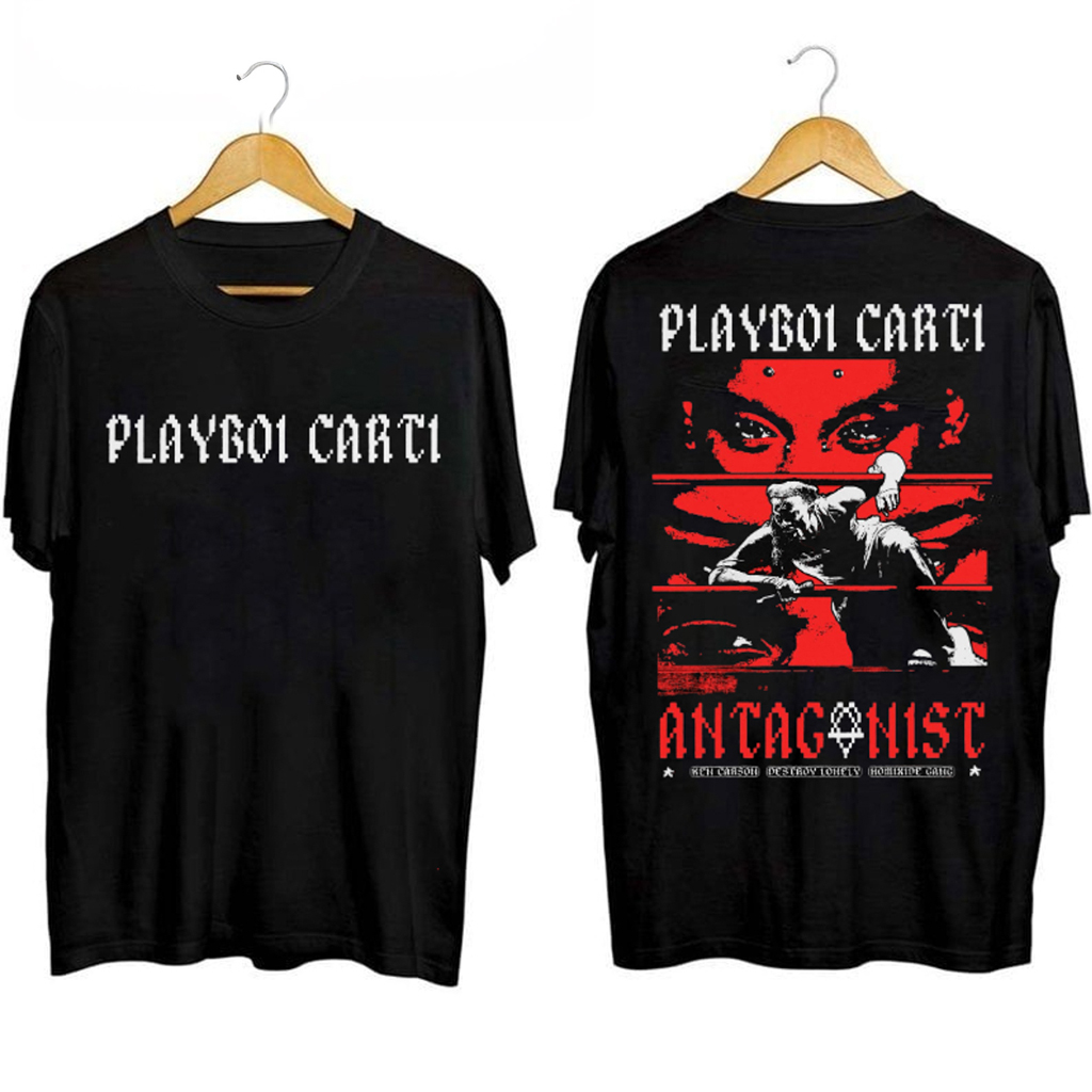 Playboi Carti Antagonist Shirt Playboi Carti Merch Xmas Presents For Rapper Fans Playboi Carti Antagonist Shirt Playboi Carti Merch Xmas Presents For Rapper Fans