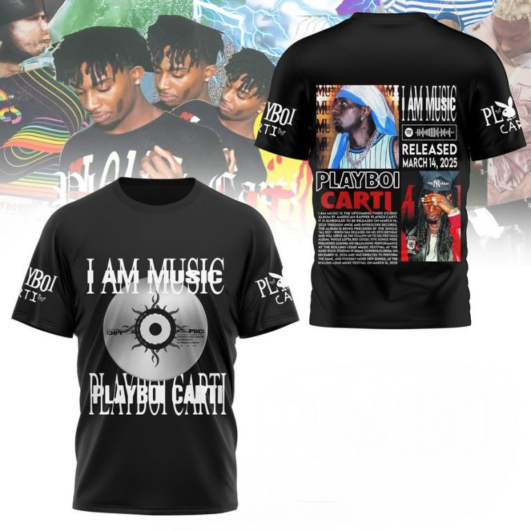 Playboi Carti I Am Music T-Shirt Gifts For Fans