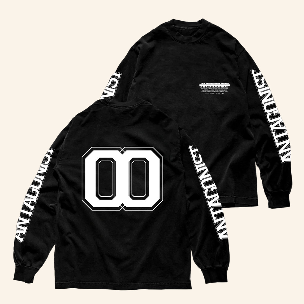 Playboi Carti Merch Antagonist 2 0 00 Black Long Sleeve T-Shirt Gifts For Rapper Fans