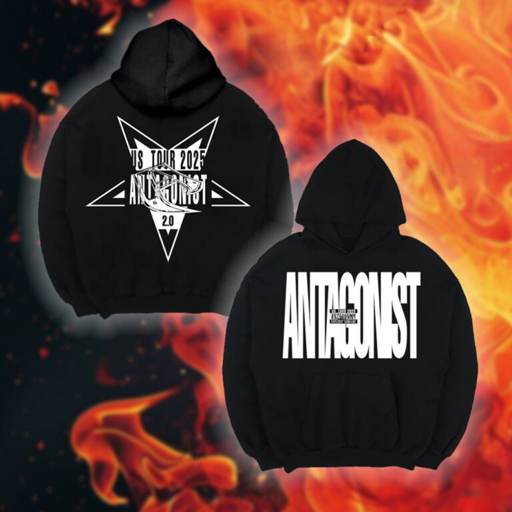 Playboi Carti Merch Antagonist Tour 2 0 Black Hoodie Present For Husband