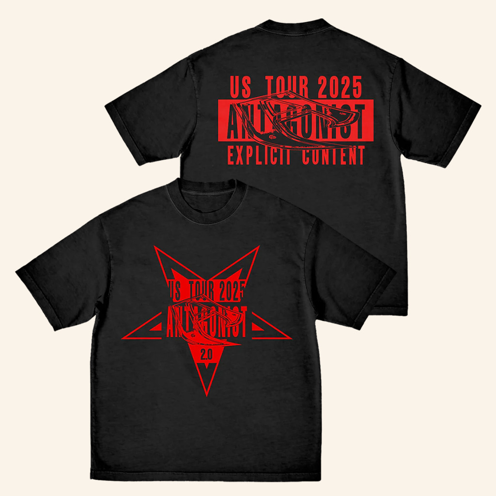 Playboi Carti Merch Antagonist Tour 2 0 Star T-Shirt Birthday Gifts For Rap Lovers