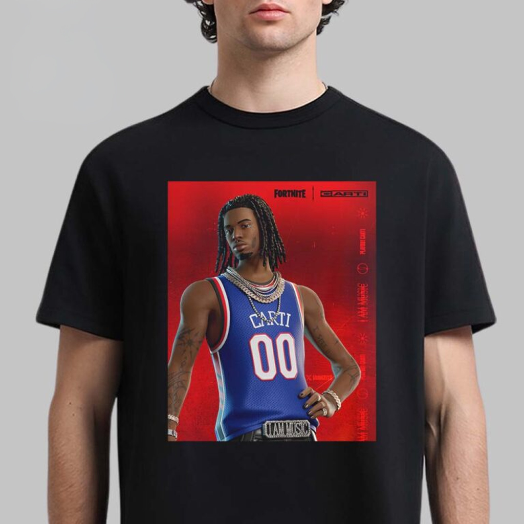 Playboi Carti X Fortnite I Am Music Default Skin T-Shirt Presents For Boyfriend Playboi Carti X Fortnite I Am Music Default Skin T-Shirt Presents For Boyfriend