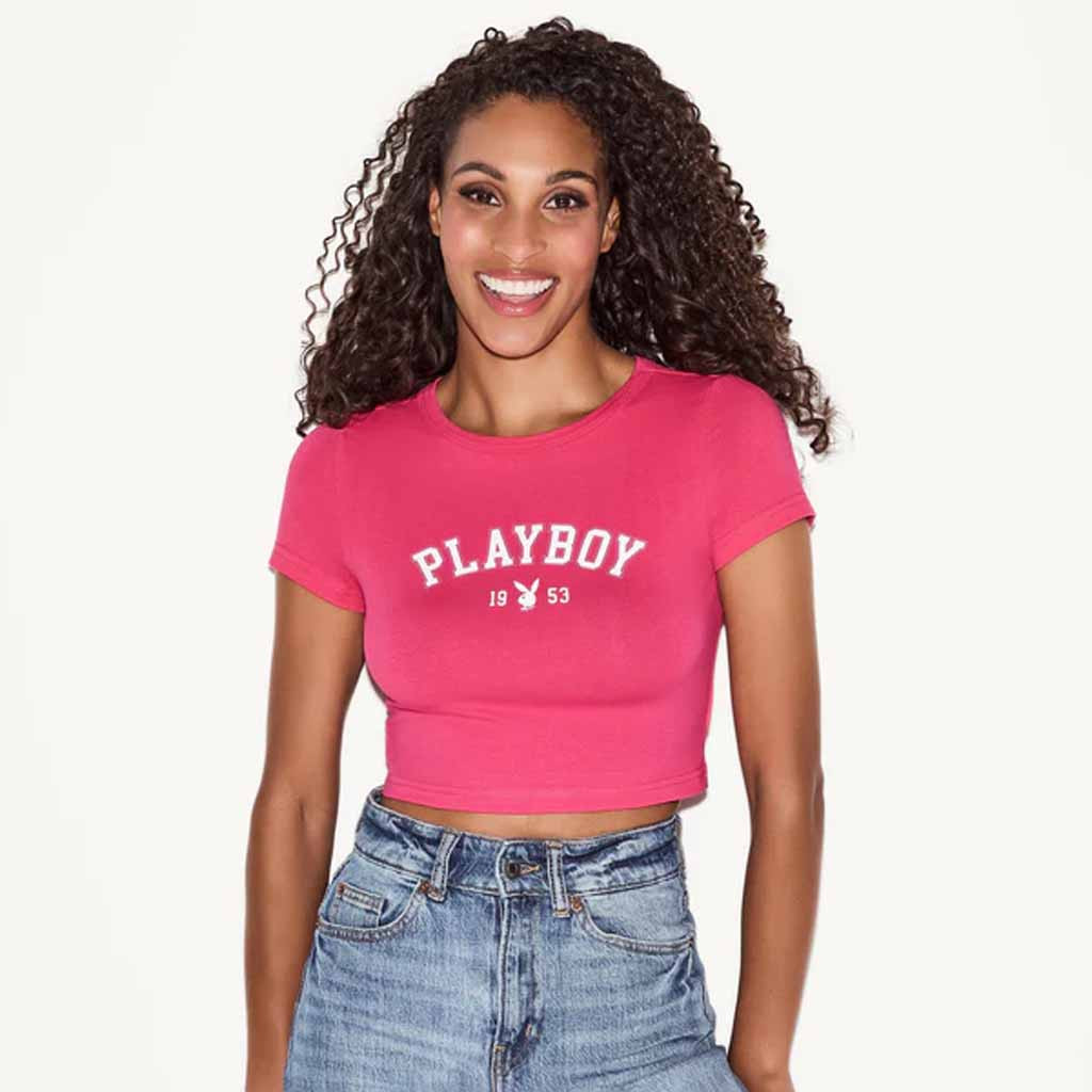 Playboy Merch Playboy 1953 Varsity Baby Tee Best Gifts For Girlfriend Playboy Merch Playboy 1953 Varsity Baby Tee Best Gifts For Girlfriend