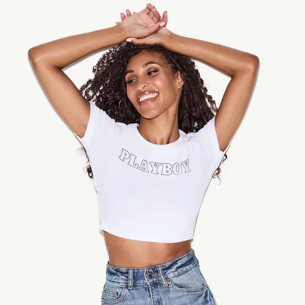 Playboy Merch Playboy Masthead Crop Top Best Christmas Gifts For Sister Playboy Merch Playboy Masthead Crop Top Best Christmas Gifts For Sister