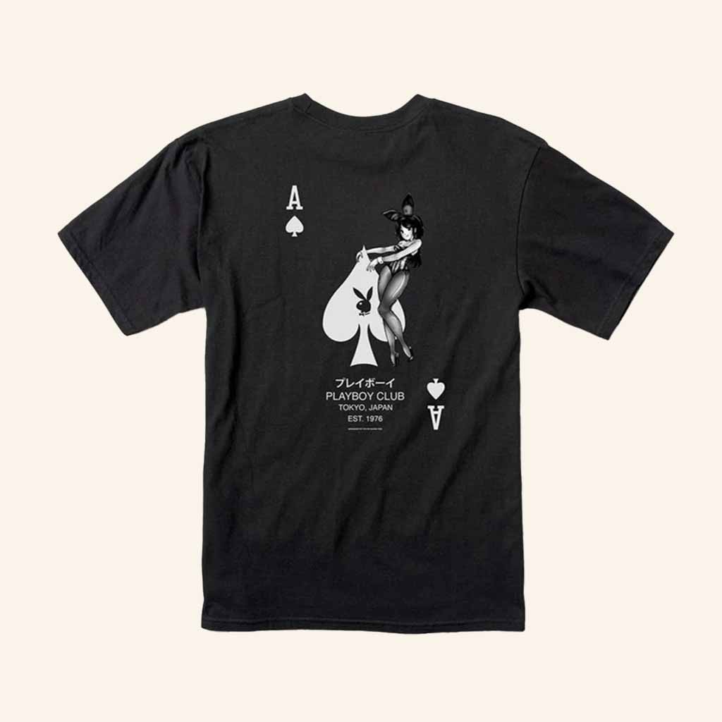 Playboy Merch Tokyo Club Ace Of Spades T-Shirt Unique Gifts For Husband Playboy Merch Tokyo Club Ace Of Spades T-Shirt Unique Gifts For Husband