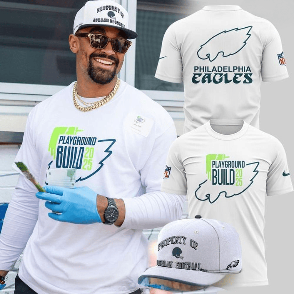 Playground Build Philadelphia Eagles Stroke T-Shirt Best Team Gift Ideas
