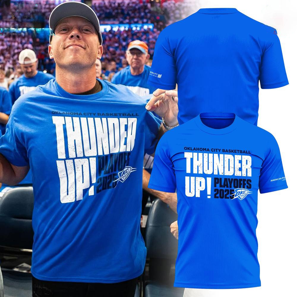Playoffs 2025 Oklahoma City Thunder Basketball Special Shirt Best Gifts For Basketball Lovers
