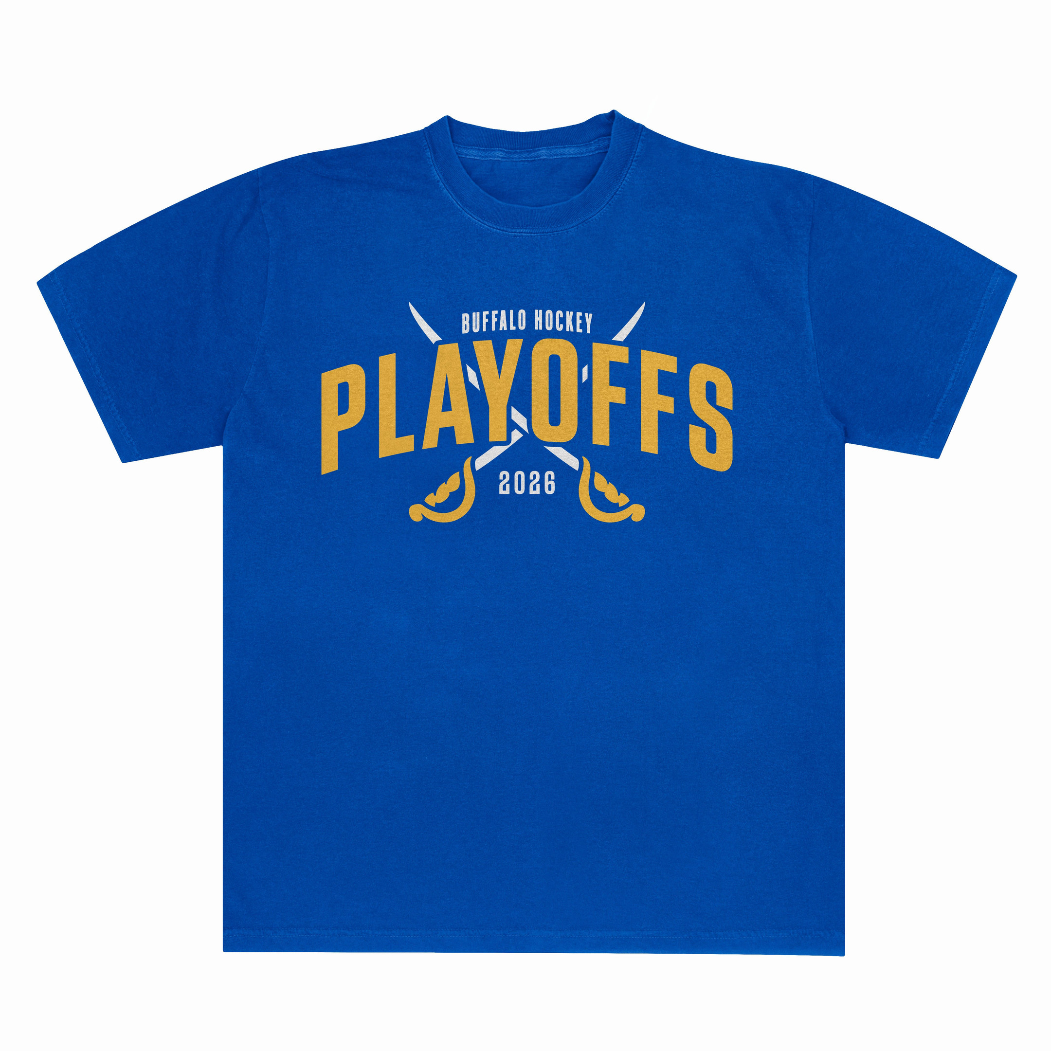 Playoffs Buffalo Hockey 2026 Royal T-Shirt Buffalo Sabres Apparel Gifts For Hockey Enthusiasts