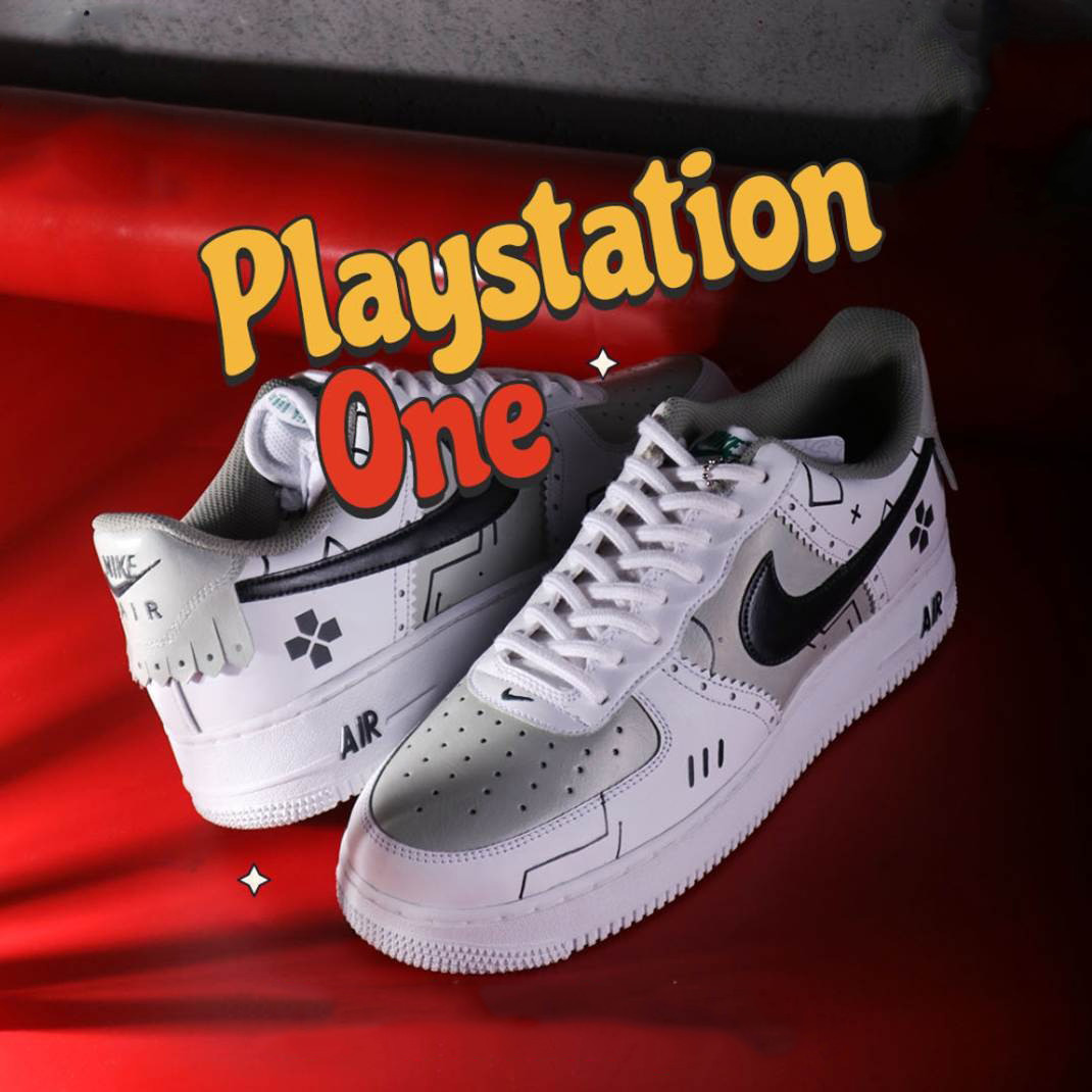 PlayStation One Special Air Force 1 Shoes Gifts For Fans