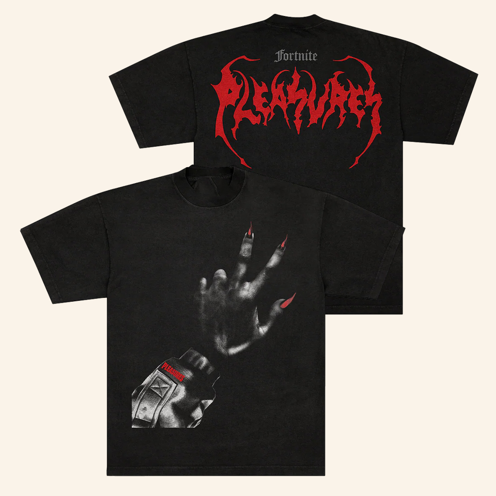 Pleasures Merch Pleasures X Fortnite Claw Shirt Gifts Ideas For Dudes