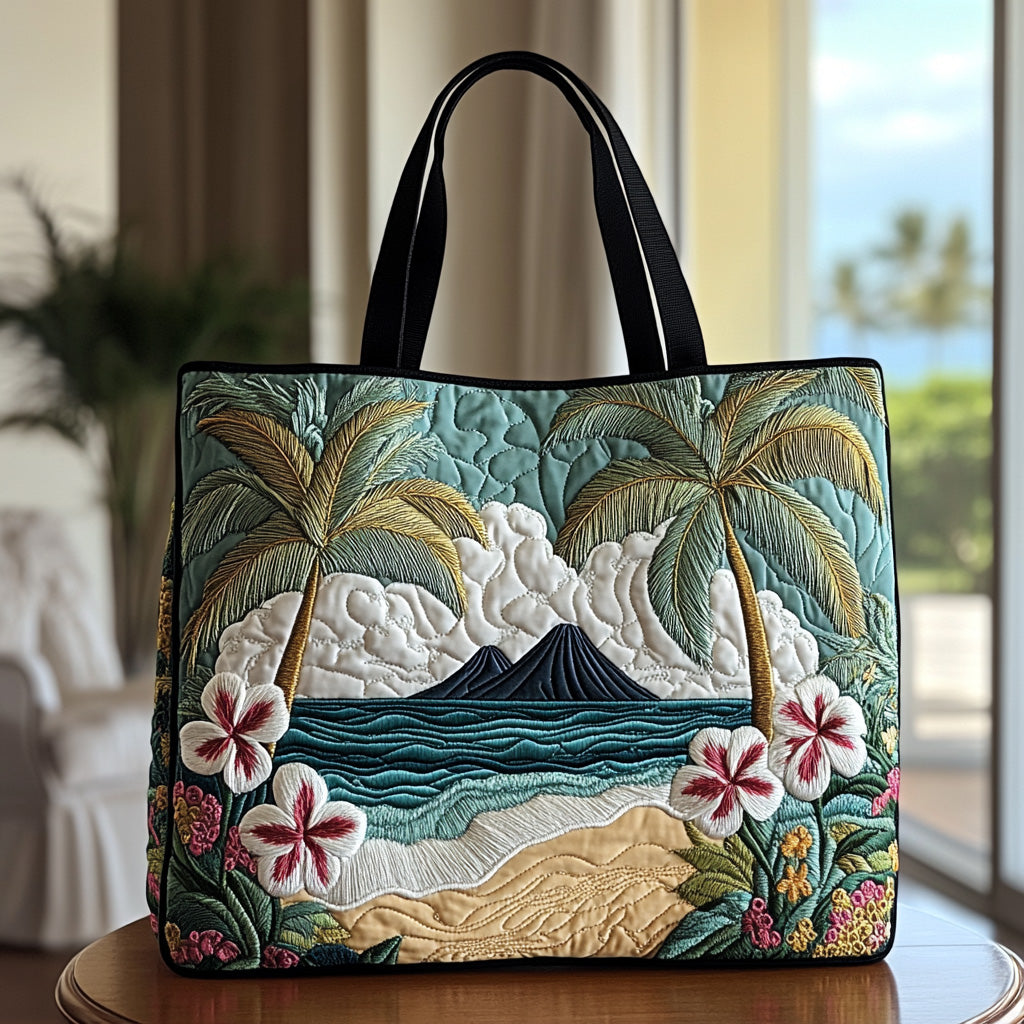 Plumeria Petals Quilted Tote Bag Best Stocking Stuffers For Men